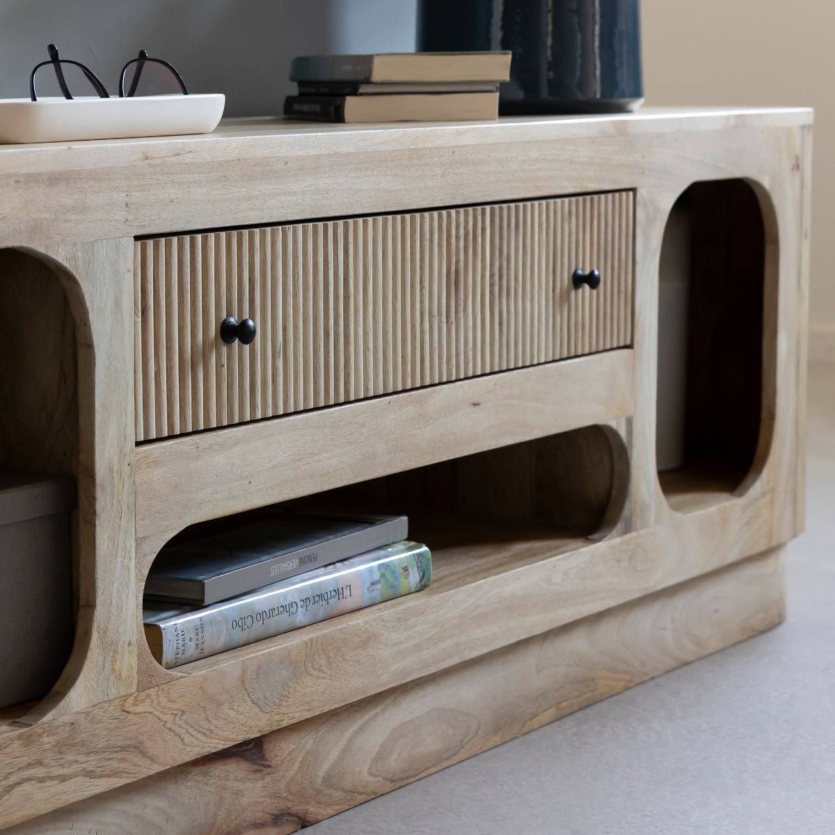 Meuble TV en bois de manguier Amara