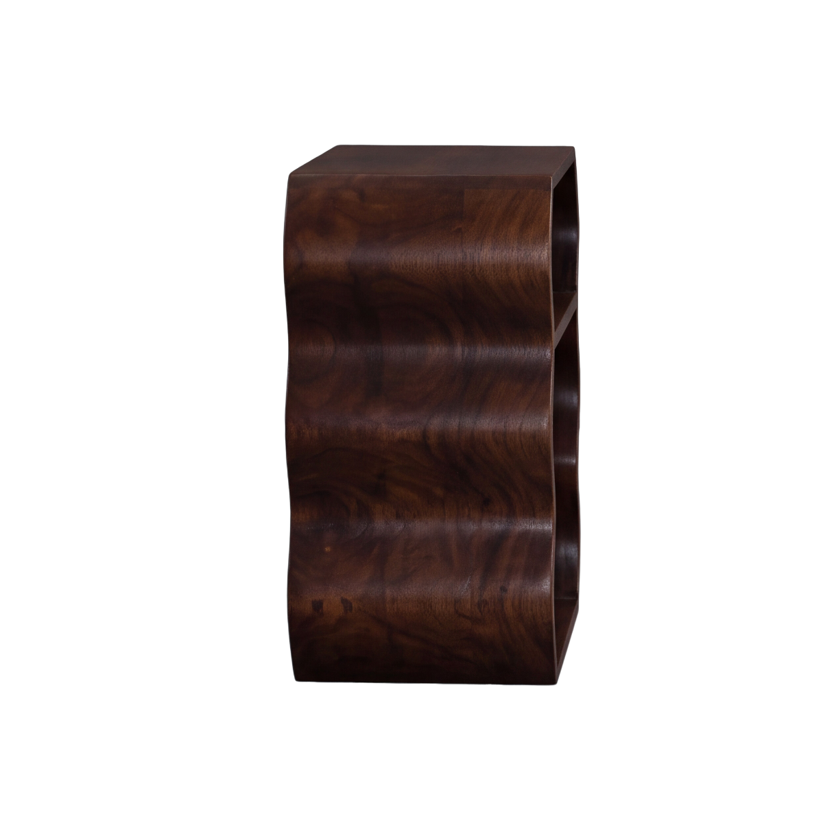 Table de chevet en bois de manguier vagues Maora