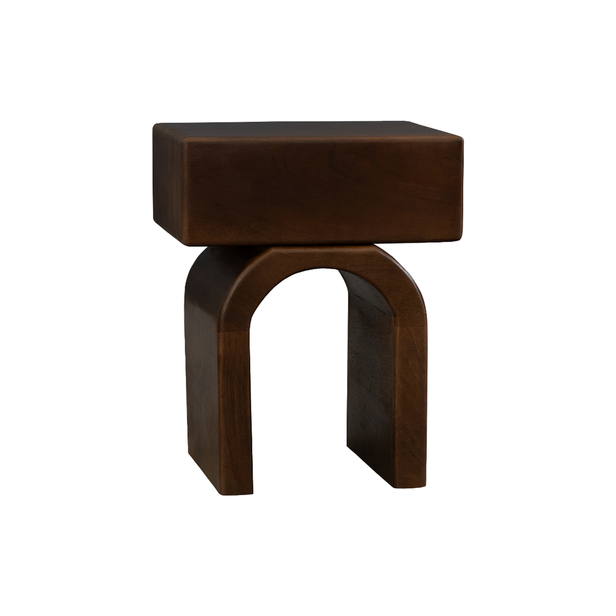 Table de chevet en bois de manguier Maora