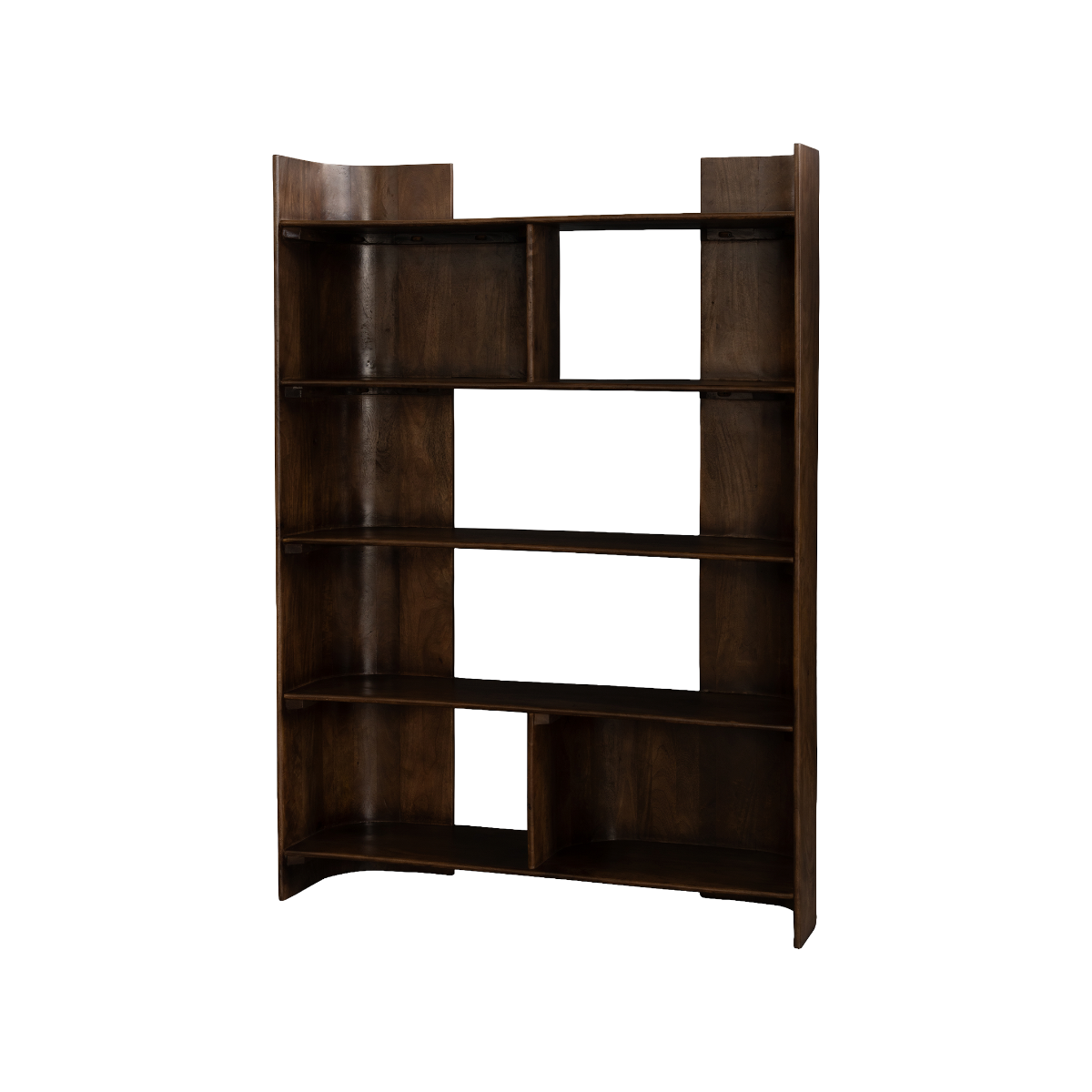Bibliothèque en bois de manguier Maora