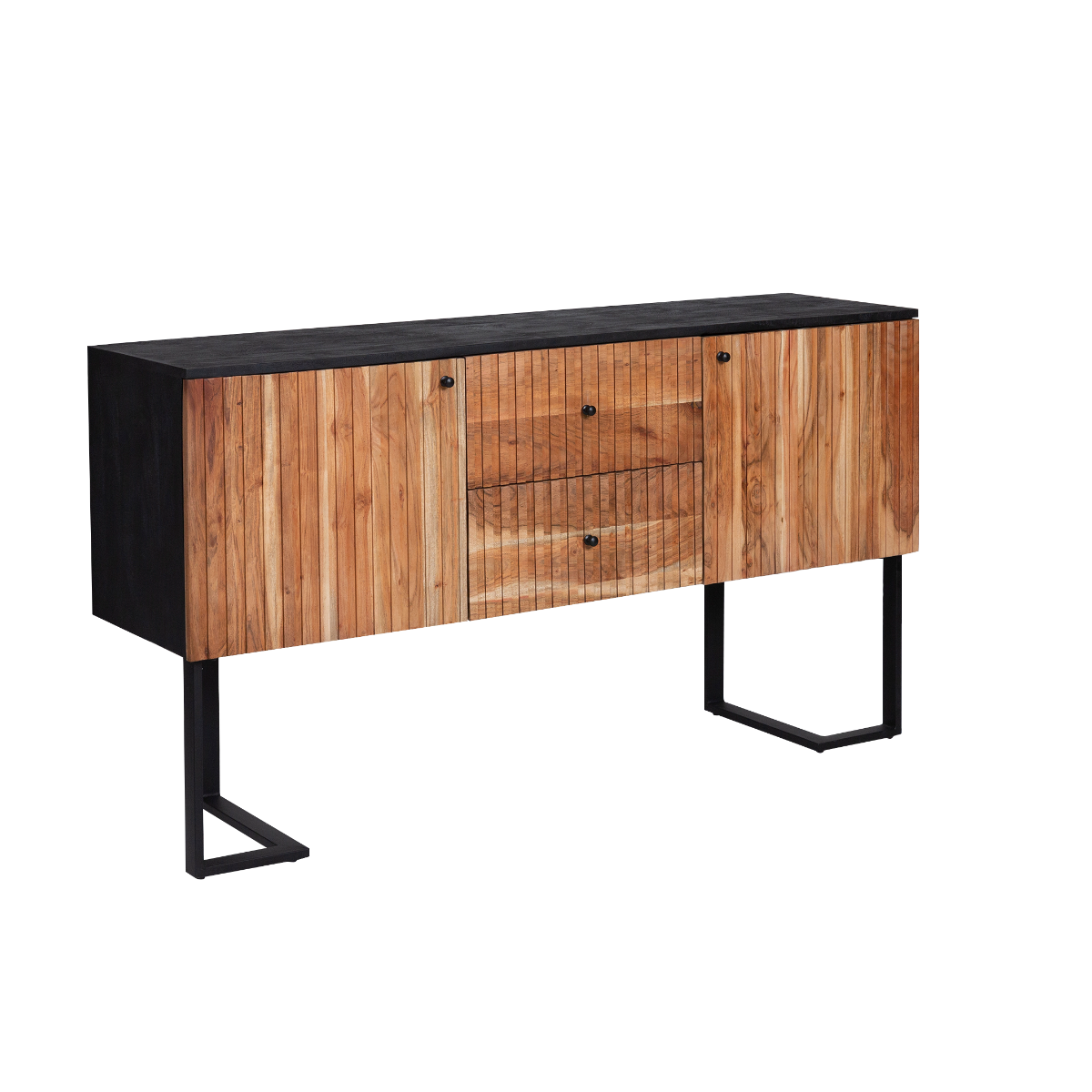 Buffet en bois d'acacia et métal Pippa