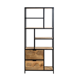 Etagère en bois de manguier et métal Maxence
