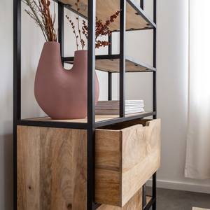 Etagère en bois de manguier et métal Maxence