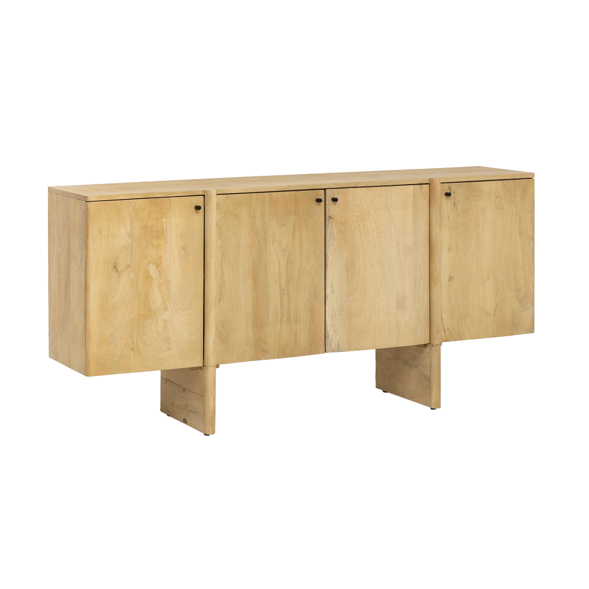 Buffet en bois de manguier 4 portes Amara