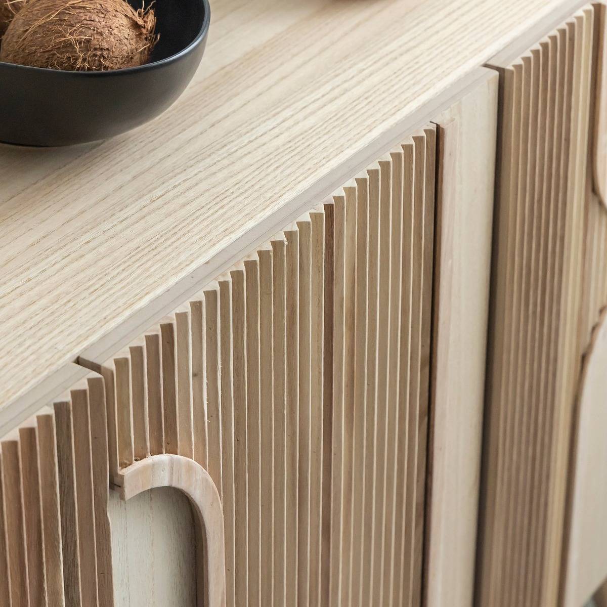 Buffet en bois de paulownia Nilo