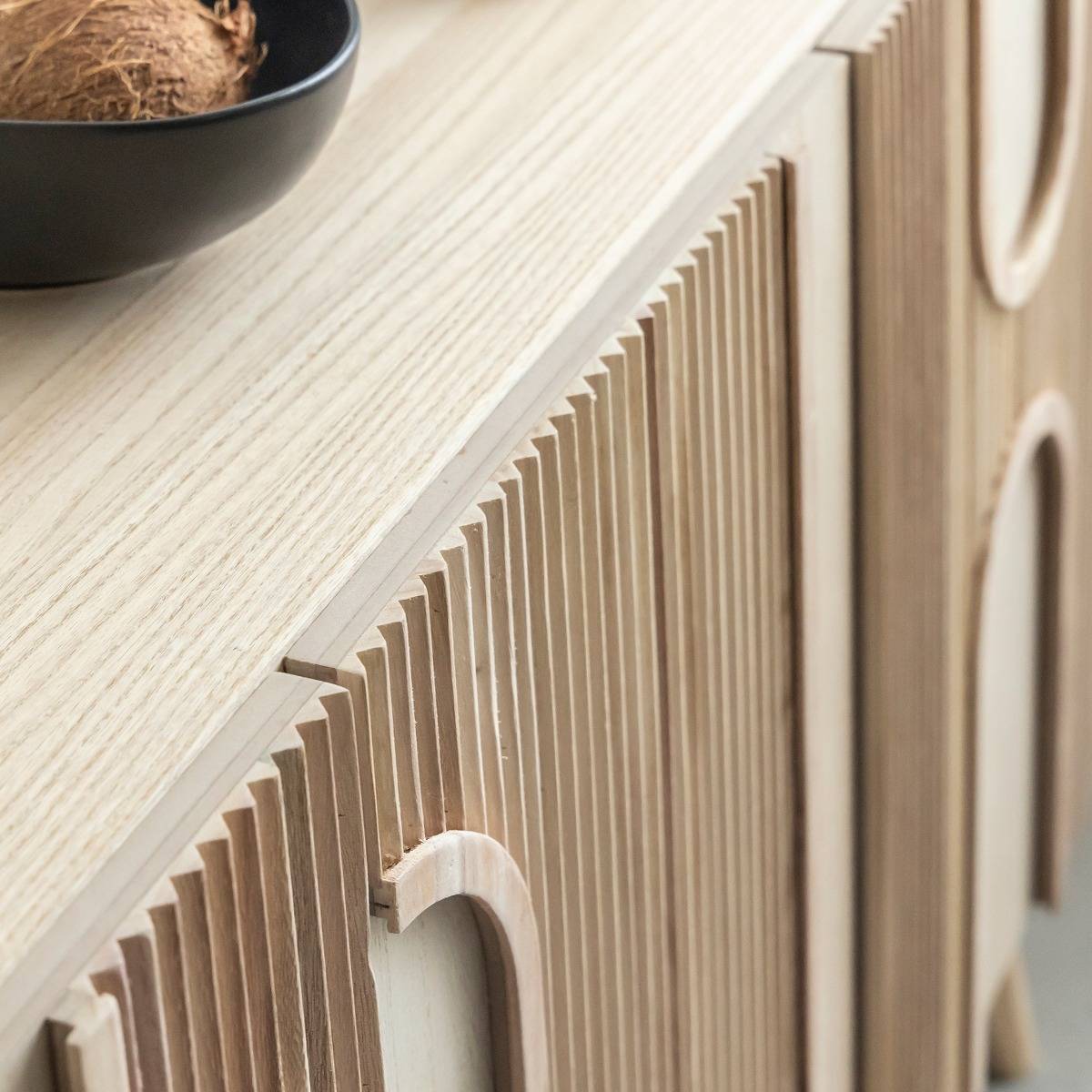 Buffet en bois de paulownia Nilo