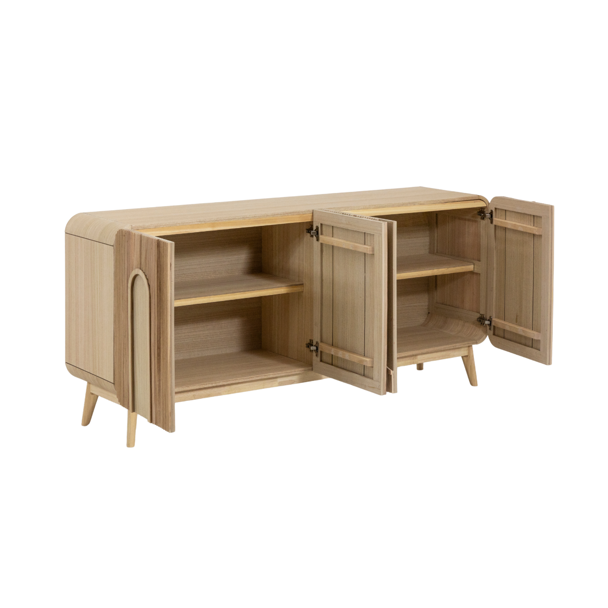 Buffet en bois de paulownia Nilo