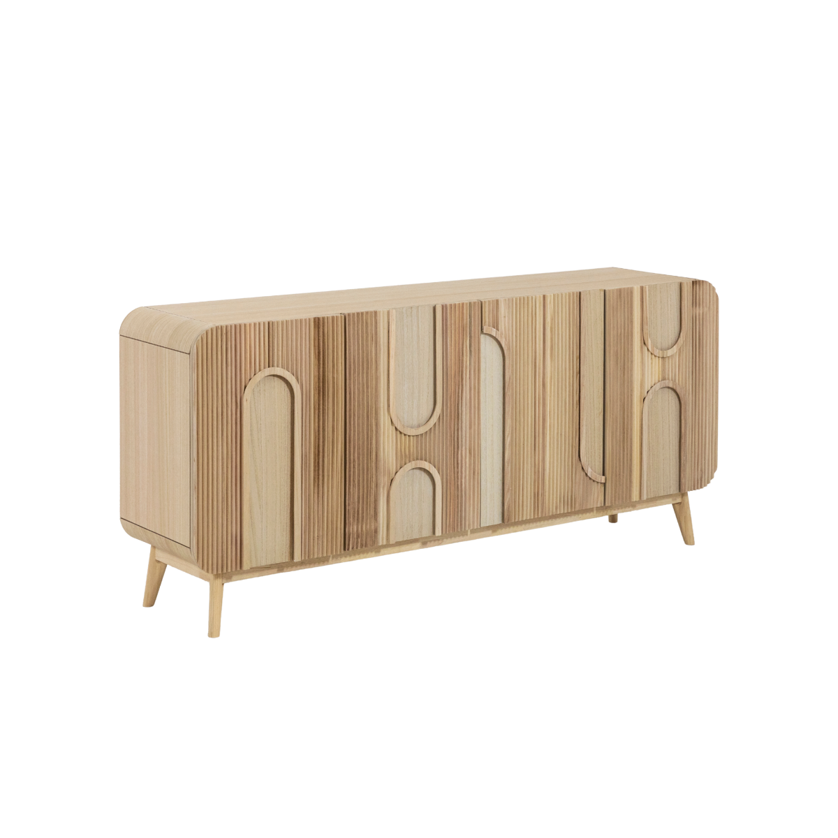 Buffet en bois de paulownia Nilo