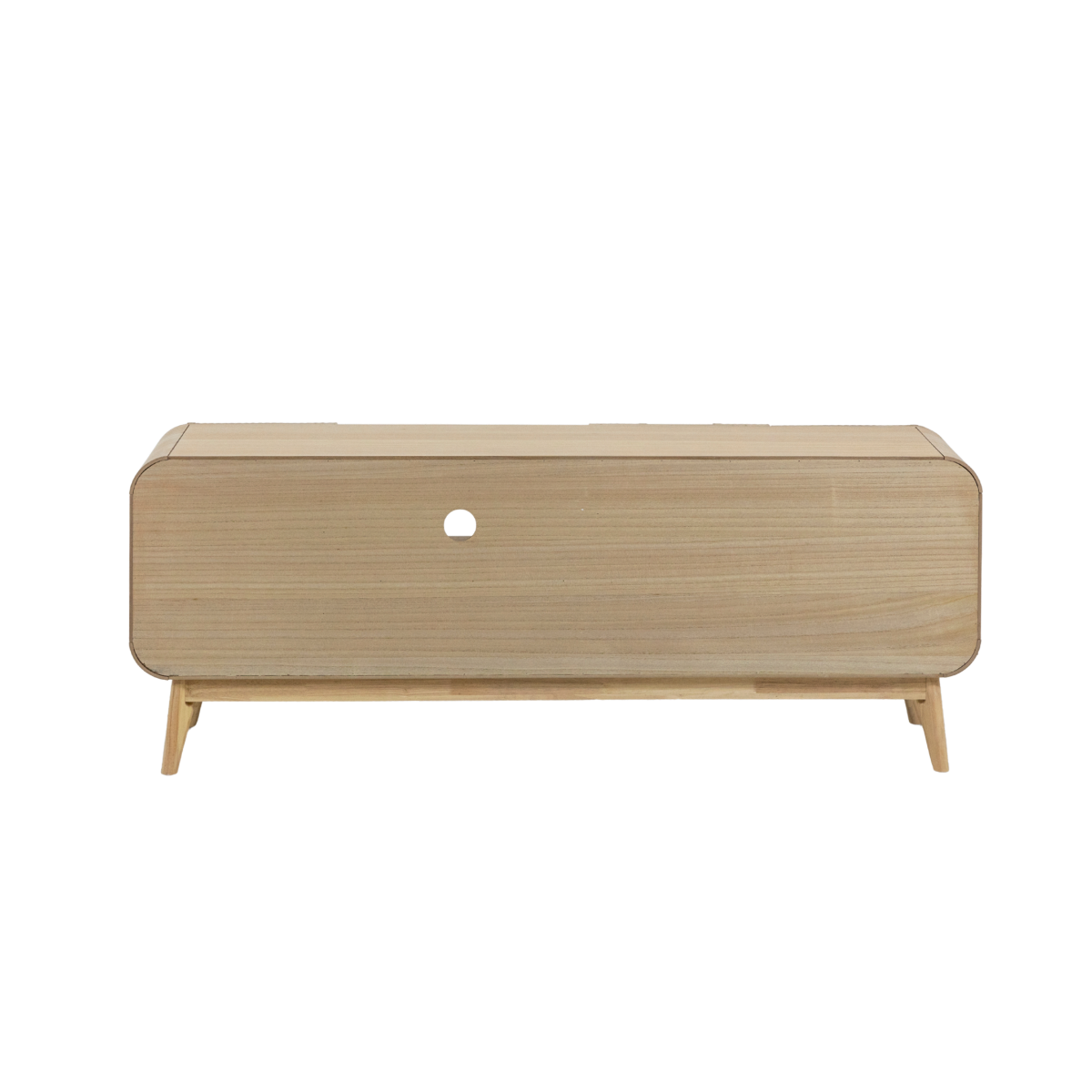 Meuble TV en bois de paulownia Nilo