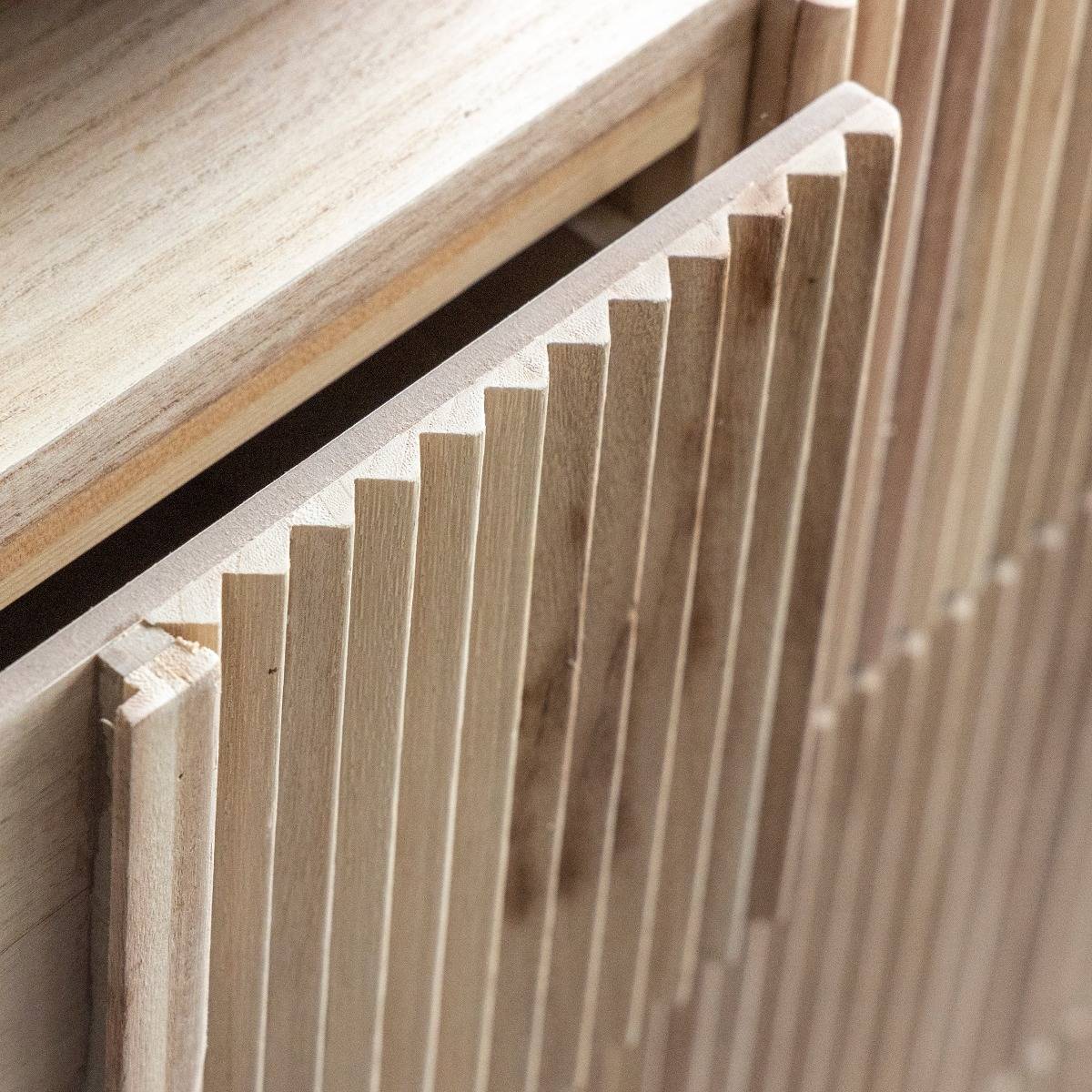 Commode en bois de paulownia Nilo