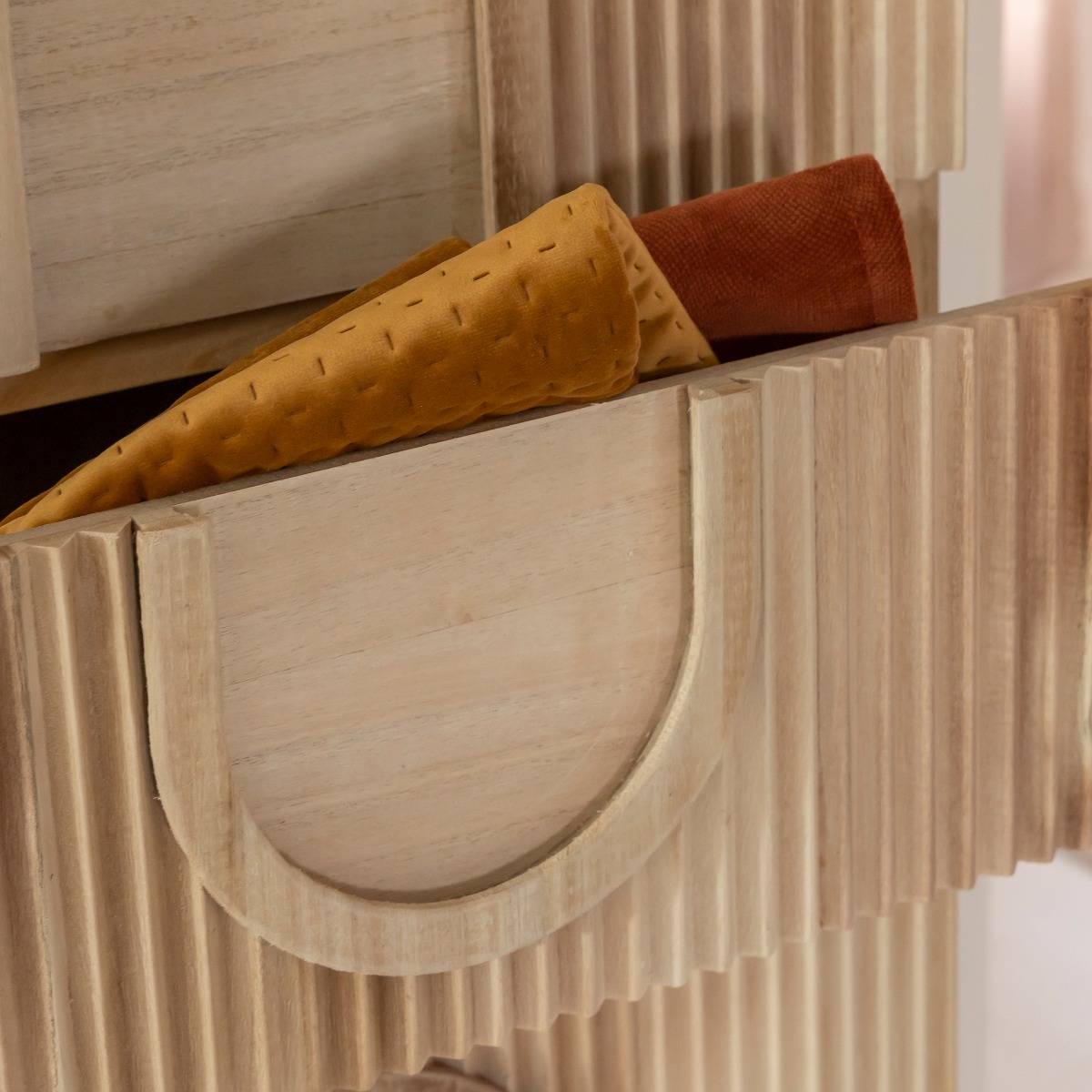 Chiffonnier en bois de paulownia Nilo