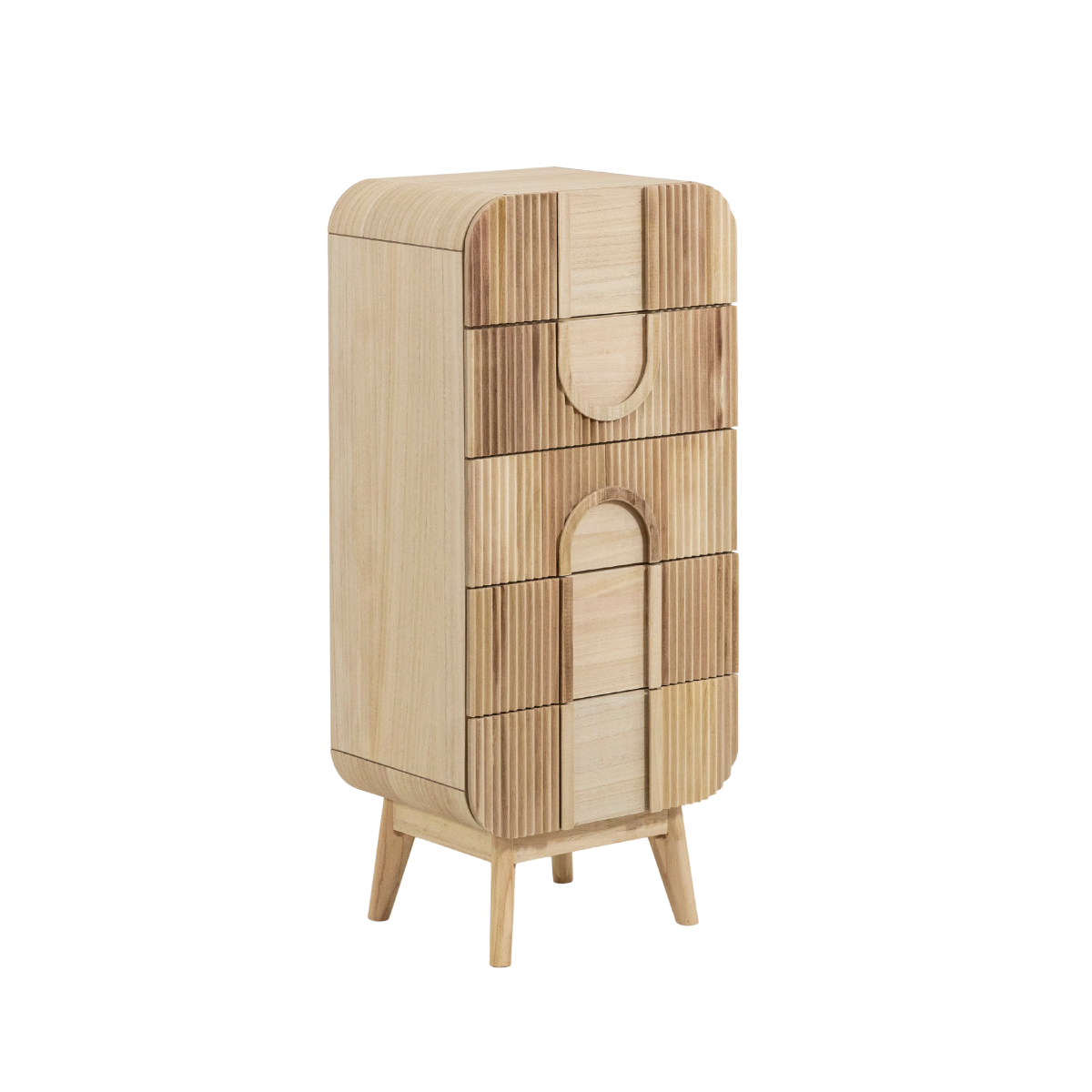 Chiffonnier en bois de paulownia Nilo