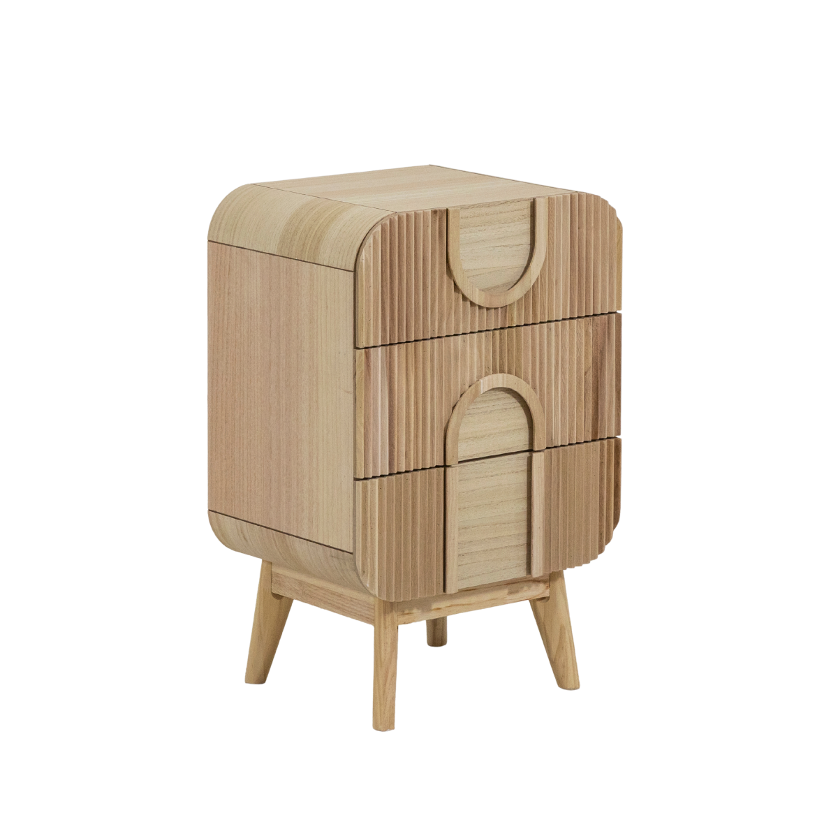 Table de chevet en bois de paulownia Nilo