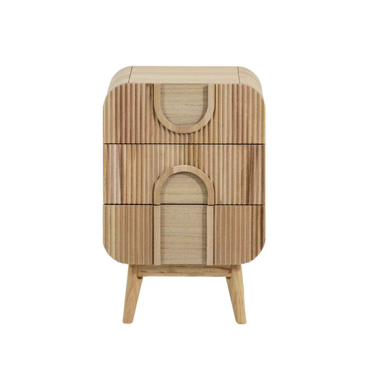 Table de chevet en bois de paulownia Nilo