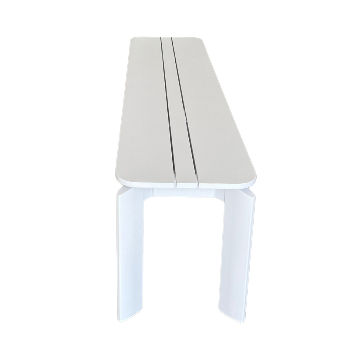 Banc en aluminium blanc Apollon