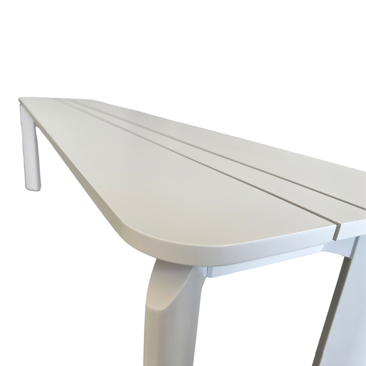 Banc en aluminium blanc Apollon