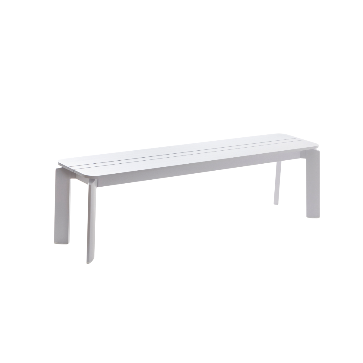 Banc en aluminium blanc Apollon