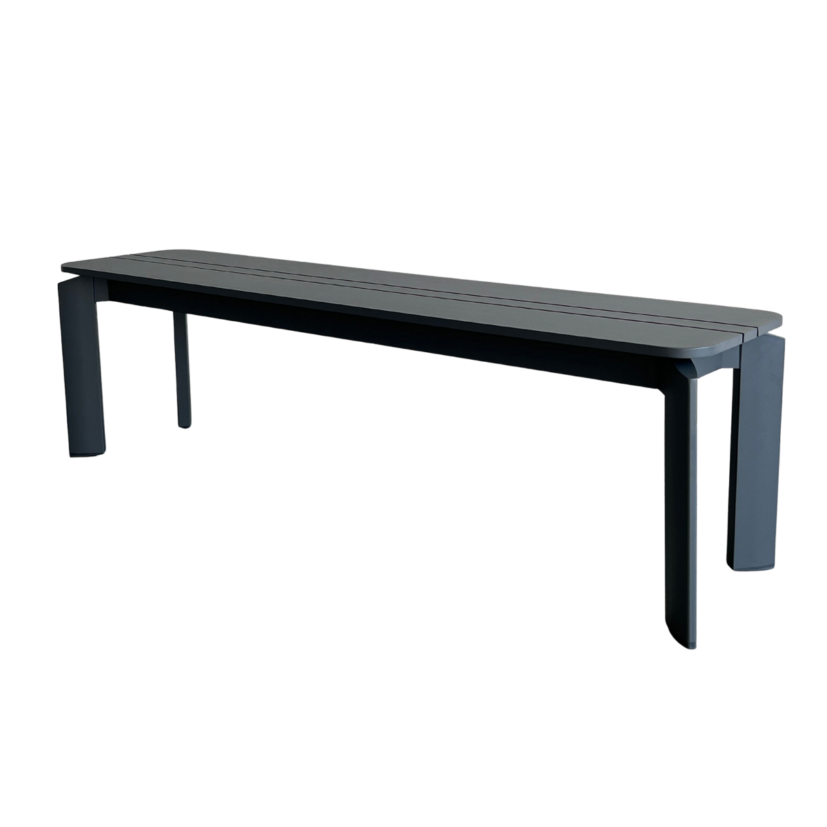 Banc en aluminium gris Apollon 