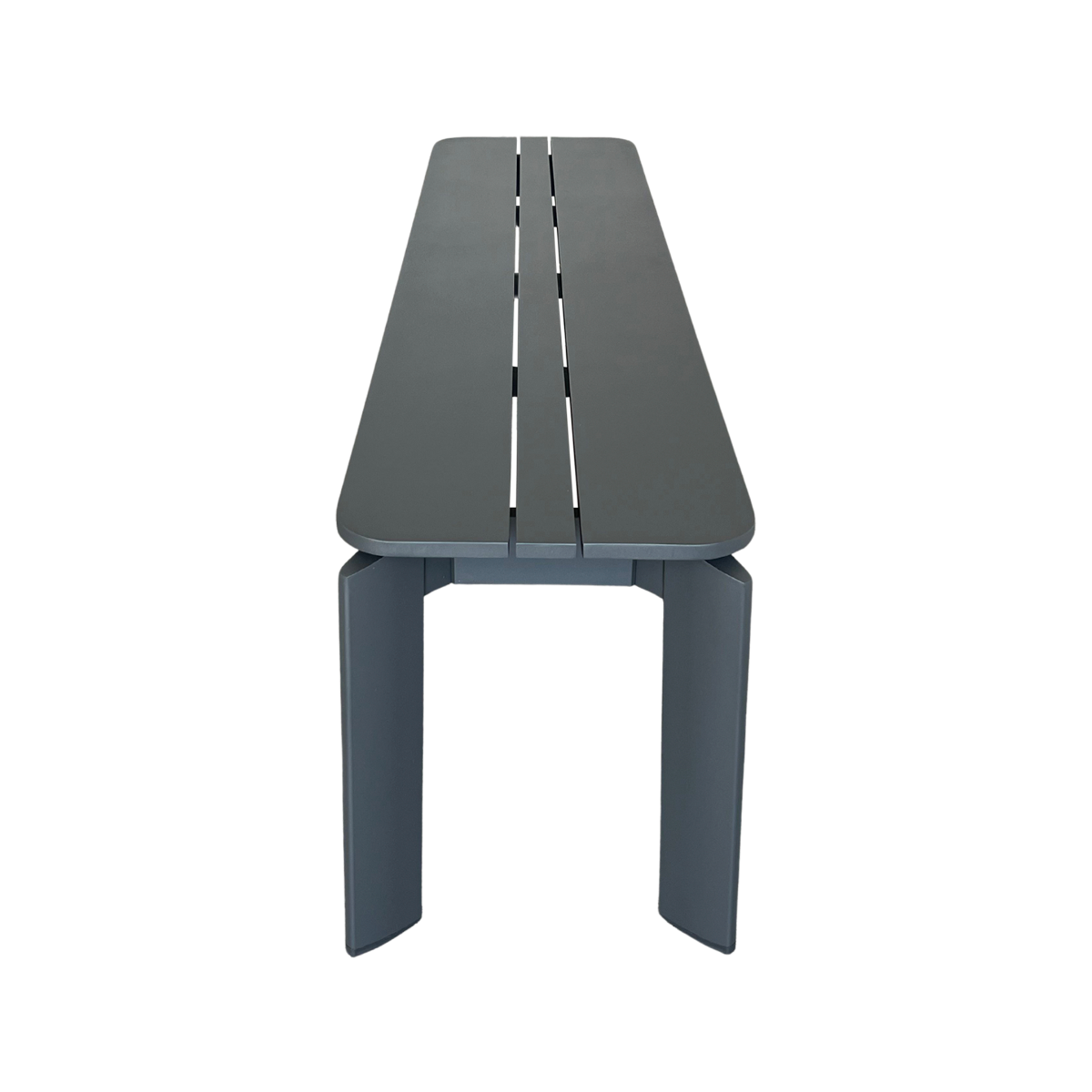 Banc en aluminium gris Apollon 