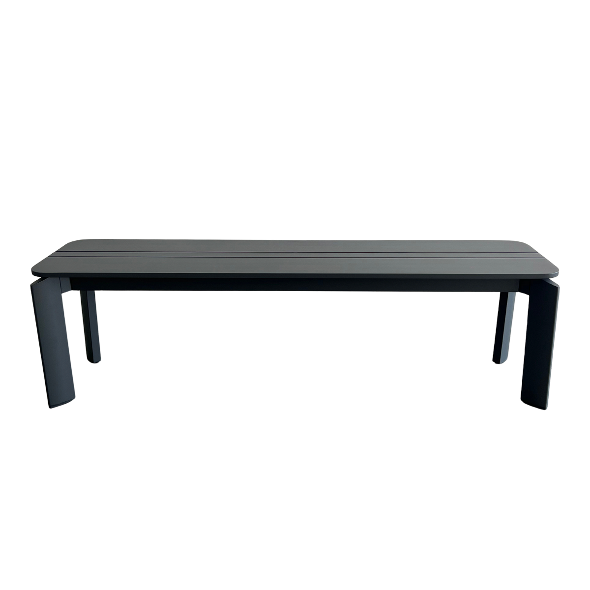 Banc en aluminium gris Apollon 