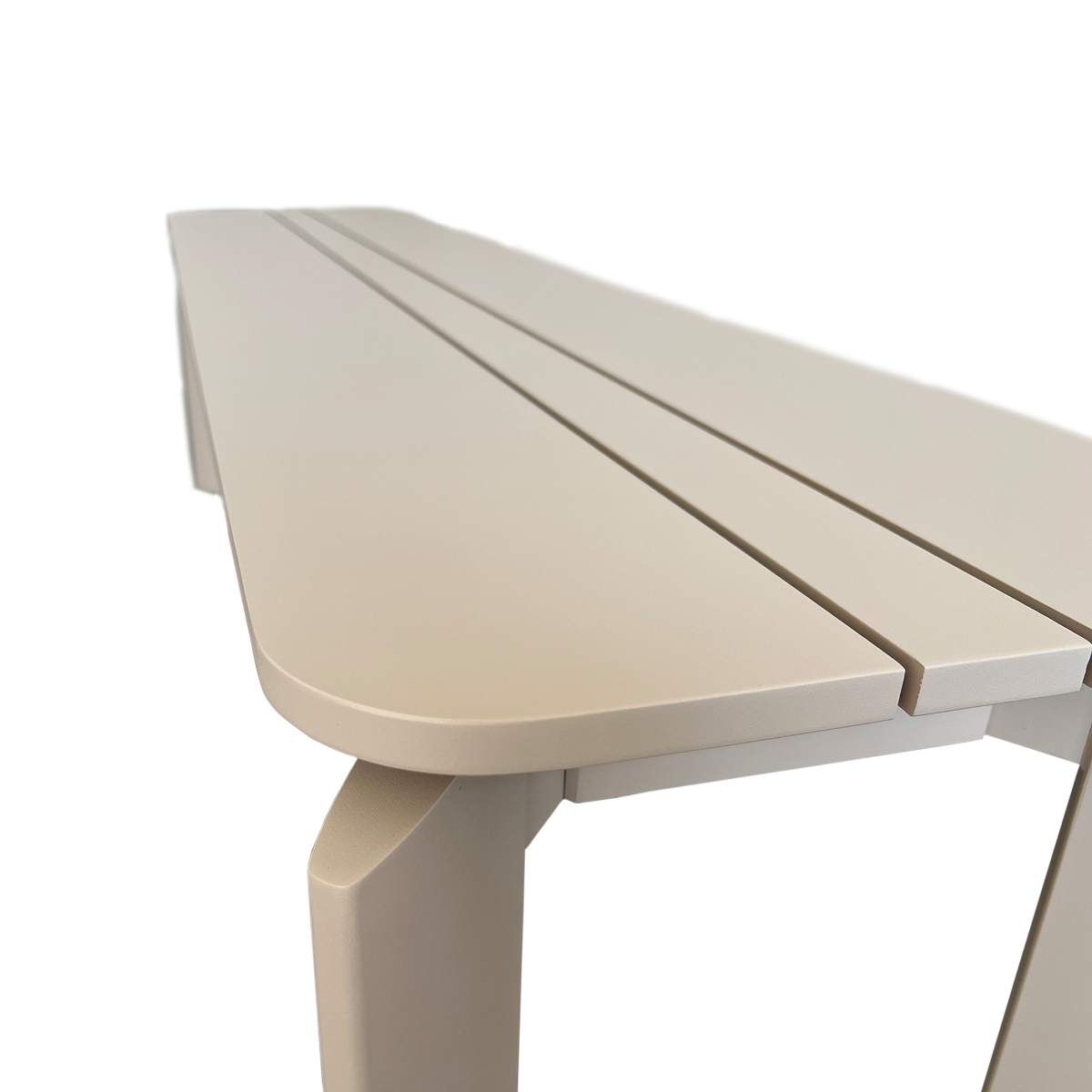 Banc en aluminium taupe Apollon