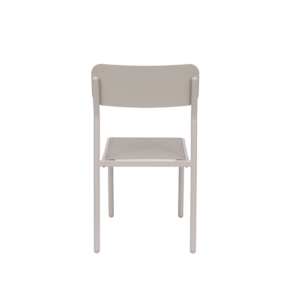 Chaise de jardin aluminium taupe Kaïa (lot de 2)