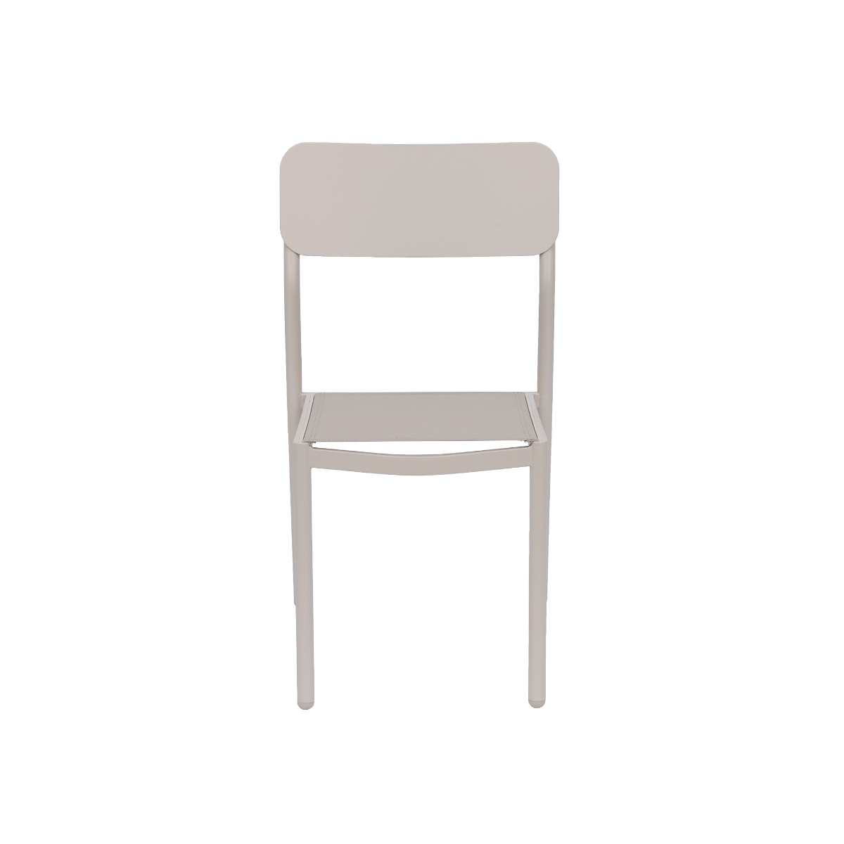 Chaise de jardin aluminium taupe Kaïa (lot de 2)