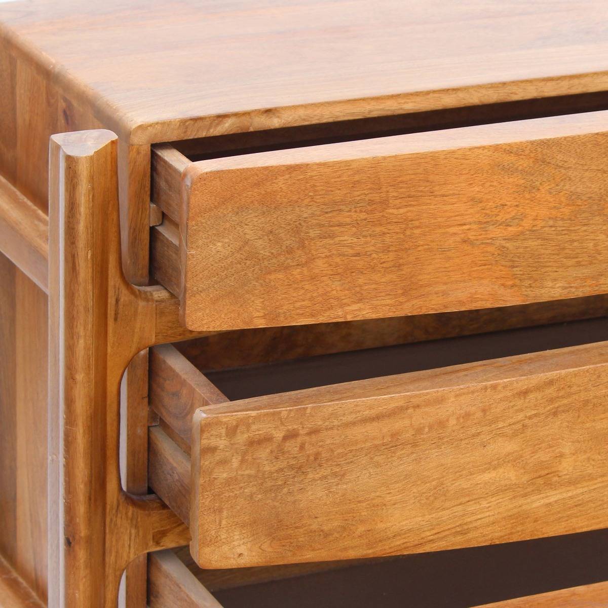 Commode 4 tiroirs en bois de manguier Rosana