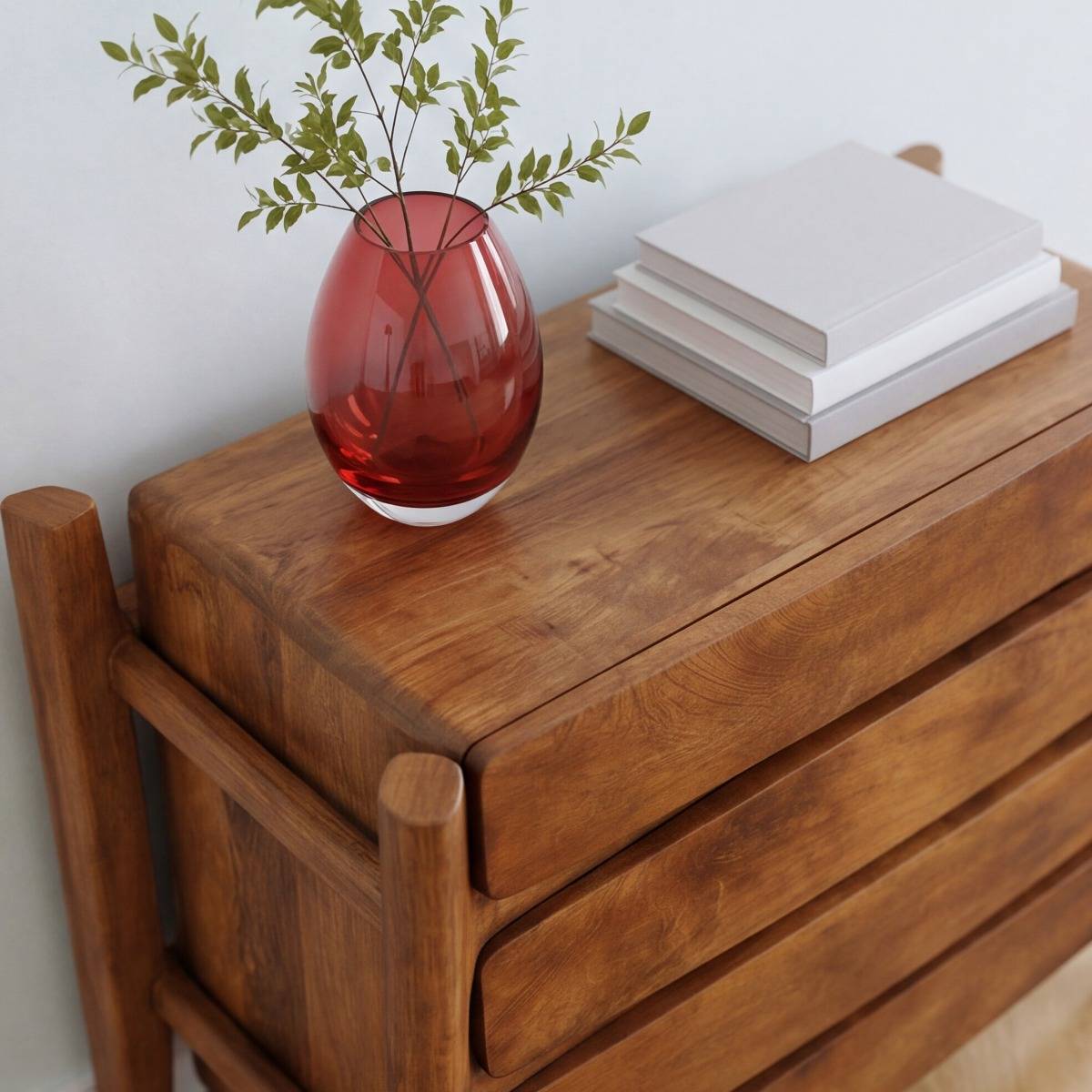 Commode 4 tiroirs en bois de manguier Rosana