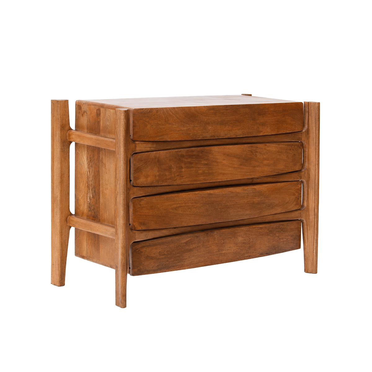 Commode 4 tiroirs en bois de manguier Rosana
