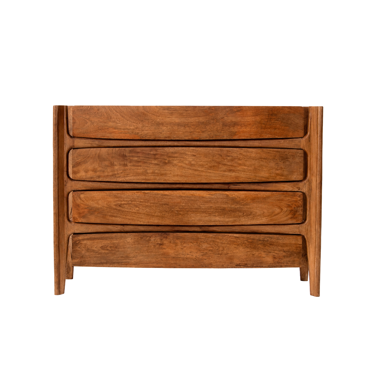 Commode 4 tiroirs en bois de manguier Rosana