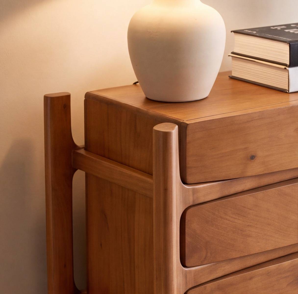 Commode 6 tiroirs en bois de manguier Rosana