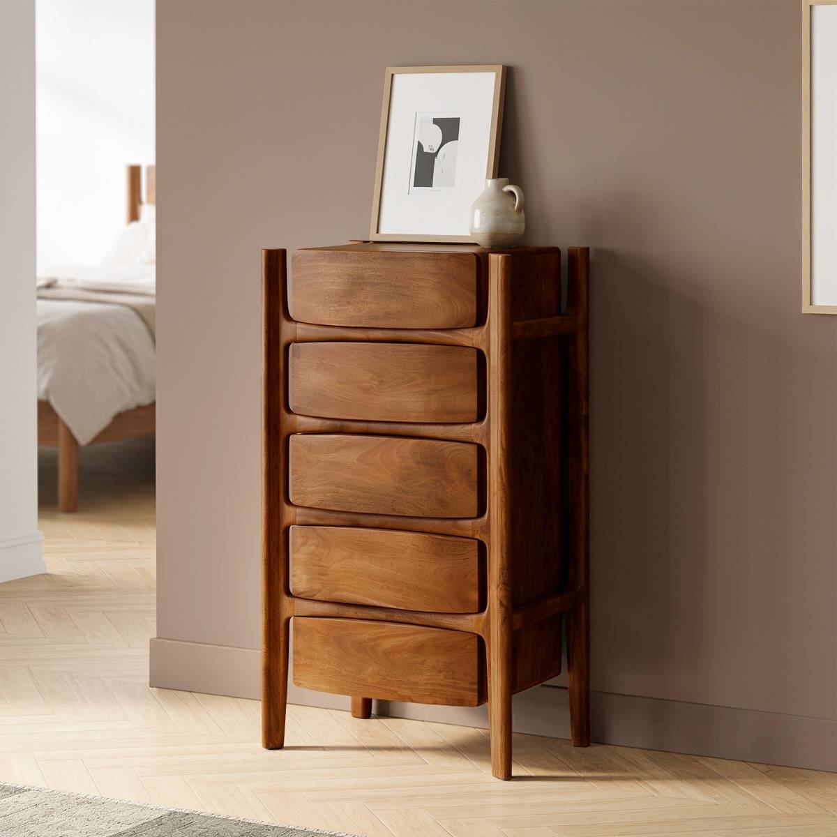 Chiffonnier en bois de manguier Rosana
