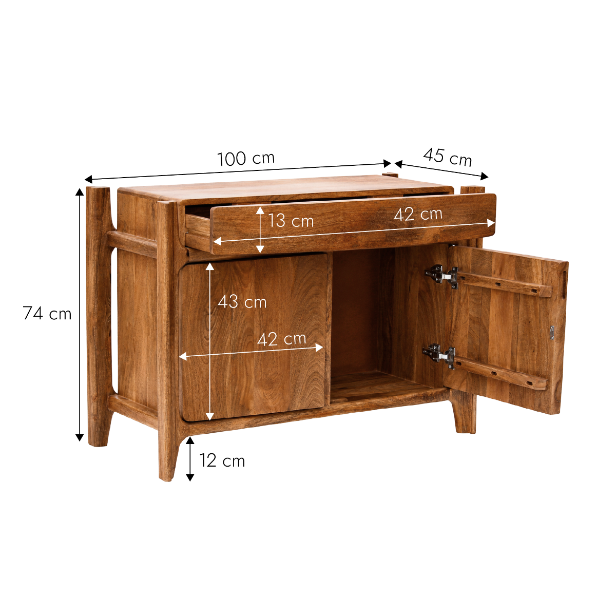 Buffet en bois de manguier Rosana