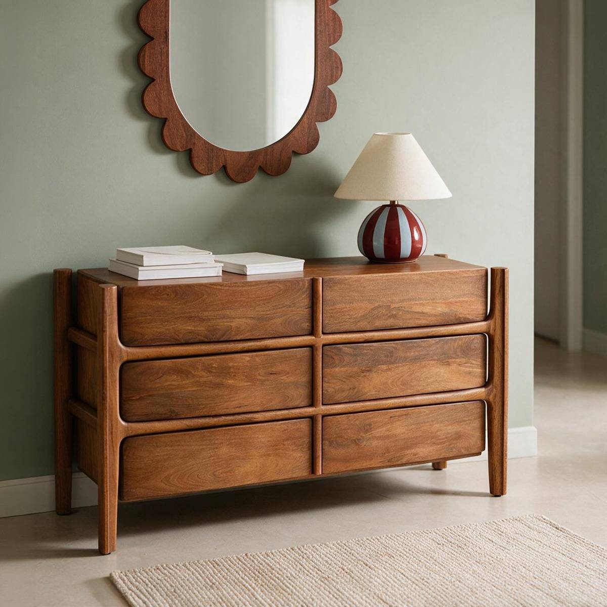 Commode en bois de manguier Rosana