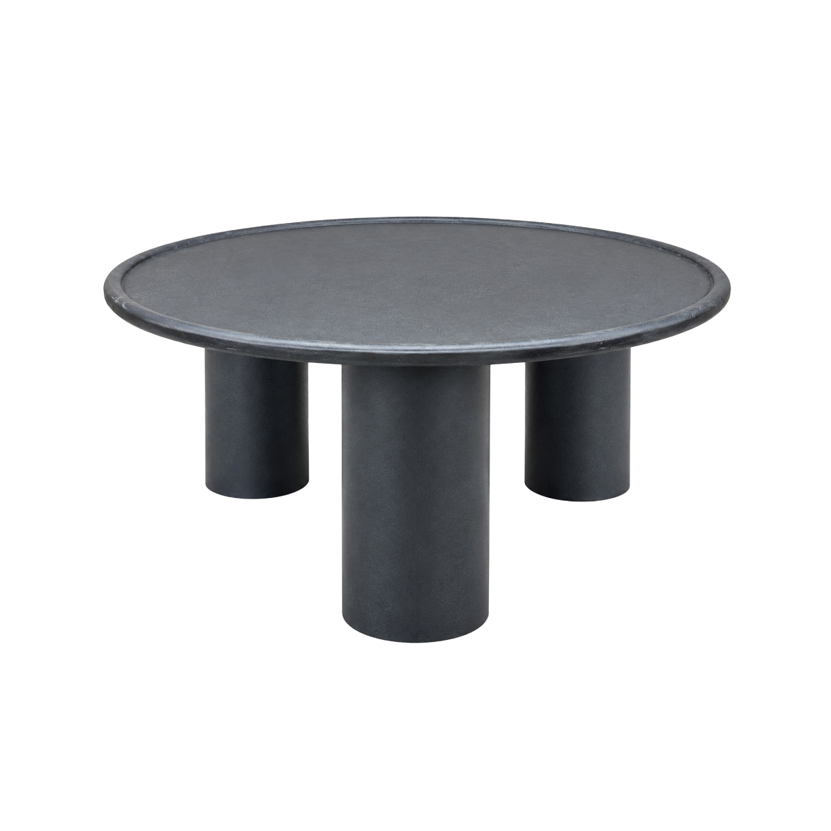 Table basse ronde en aluminium Benjamin