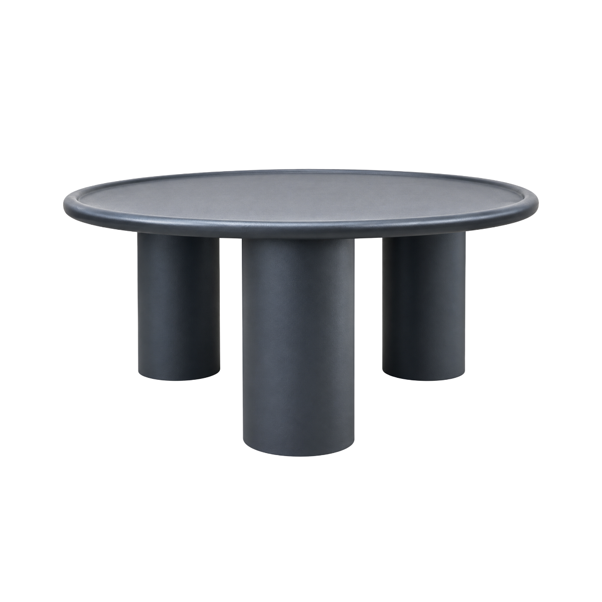 Table basse ronde en aluminium Benjamin