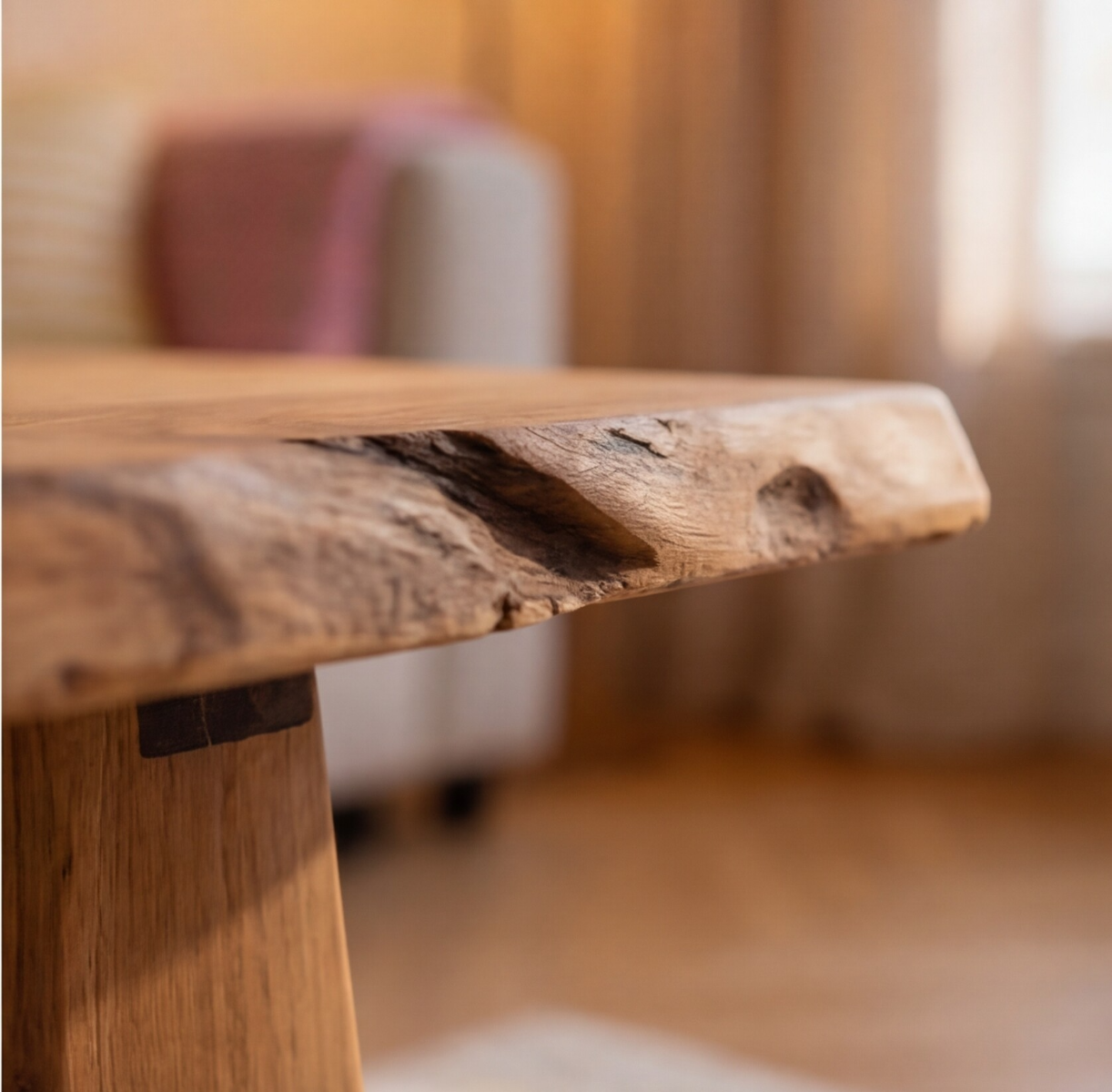 Table basse en bois d'acacia Loriane