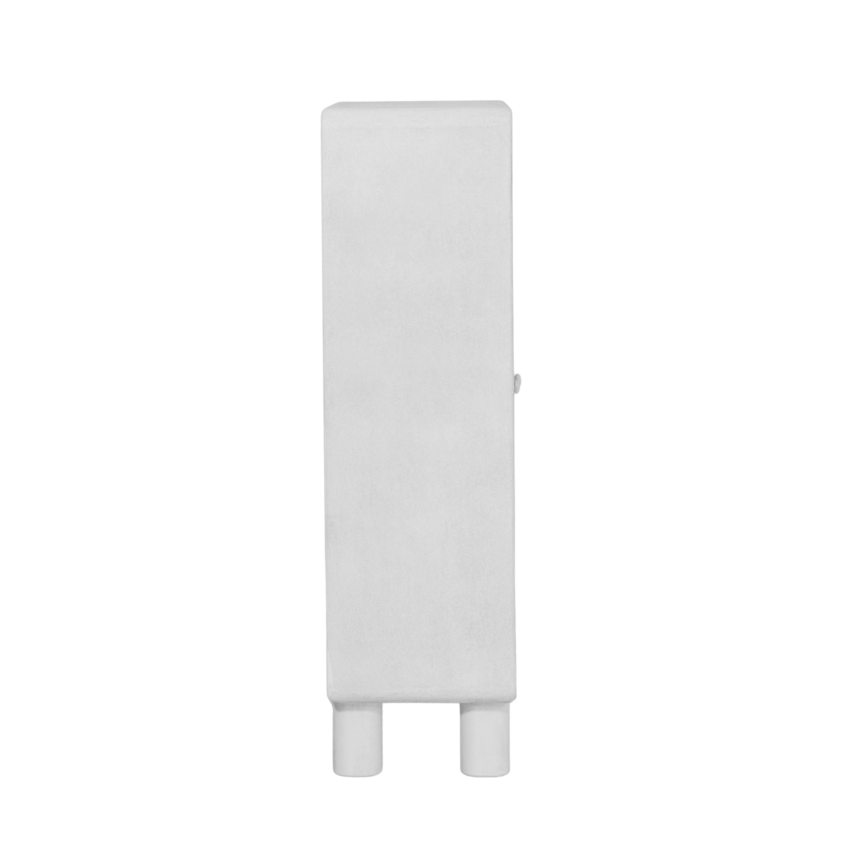 Armoire en MDF blanc effet béton Danaé