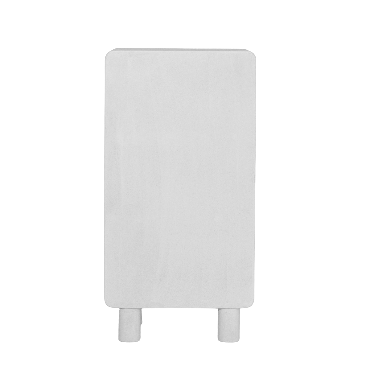 Armoire en MDF blanc effet béton Danaé