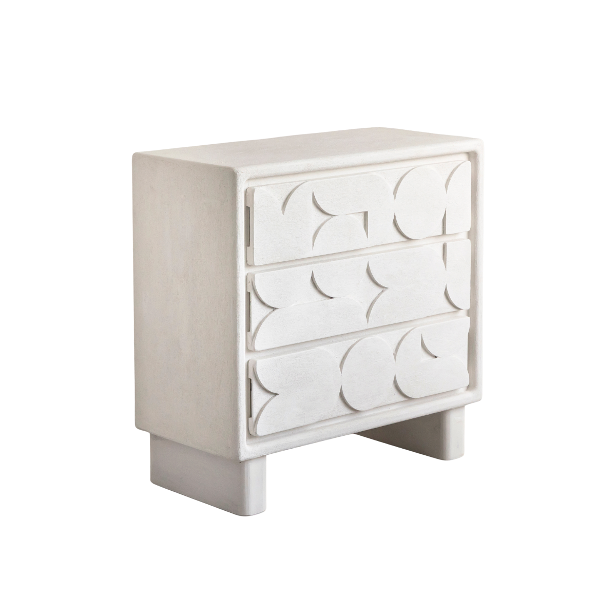 Commode en MDF blanc Danaé