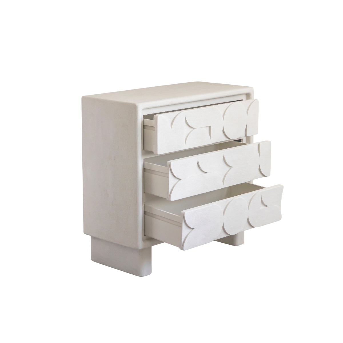 Commode en MDF blanc Danaé