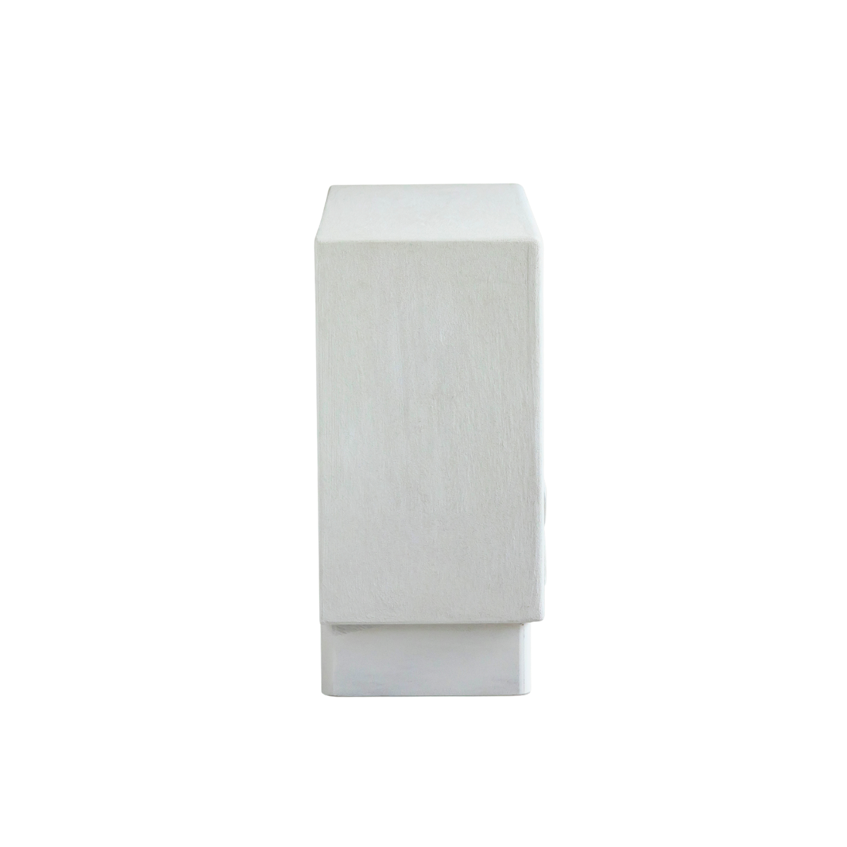 Commode en MDF blanc effet béton Danaé