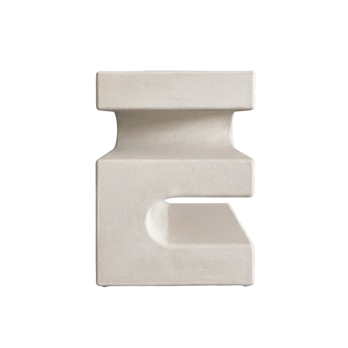 Table de chevet en bois effet béton Danaé