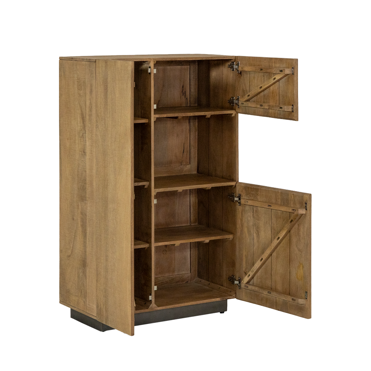 Armoire en bois de manguier et métal Isil