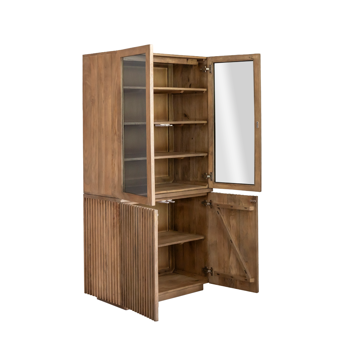 Vitrine en bois de manguier Betty