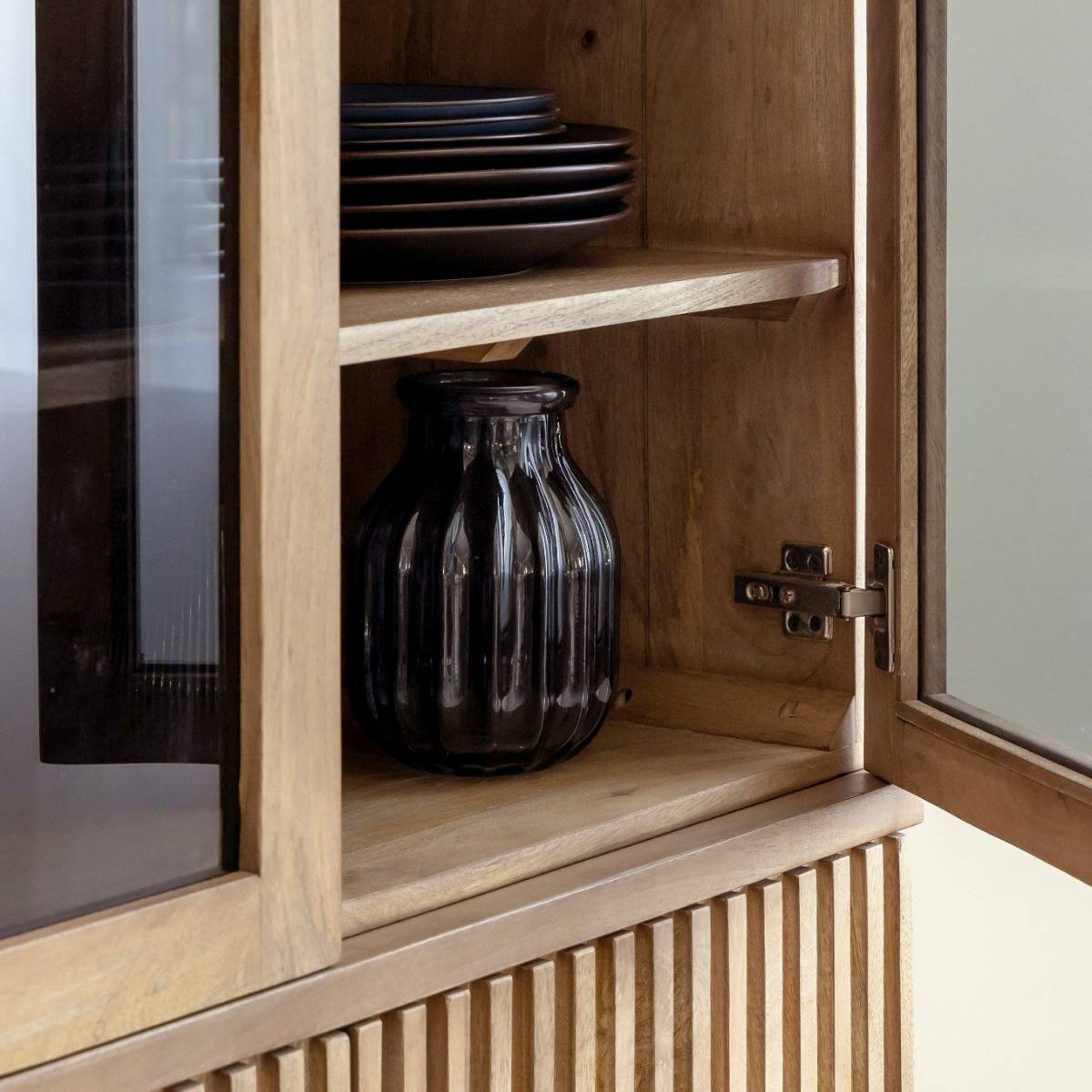 Vitrine en bois de manguier Betty