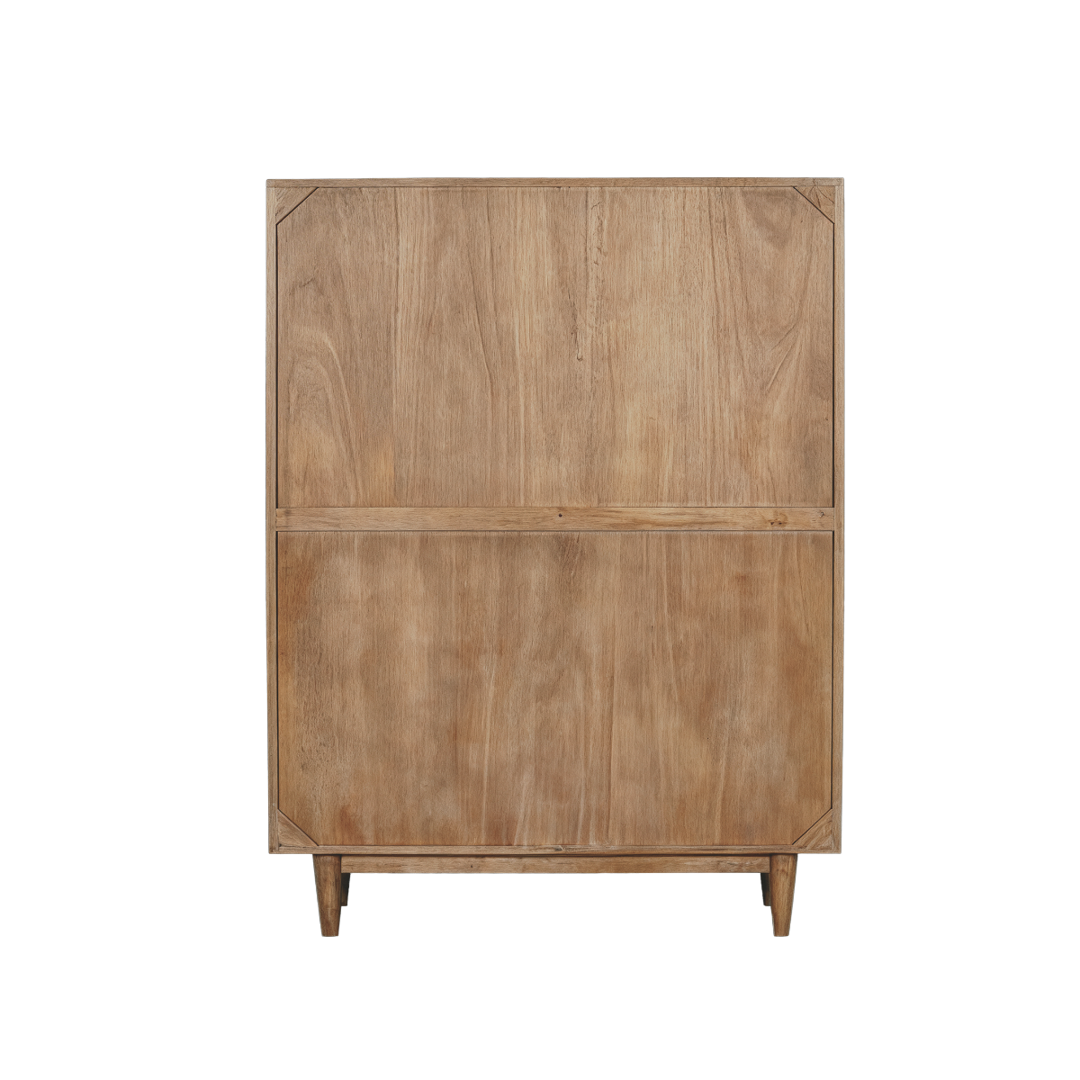 Armoire en bois de manguier 4 portes 2 tiroirs Folia