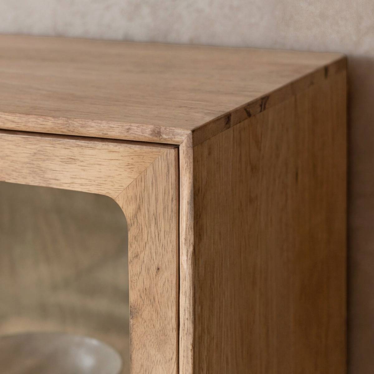 Vitrine en bois de manguier Folia