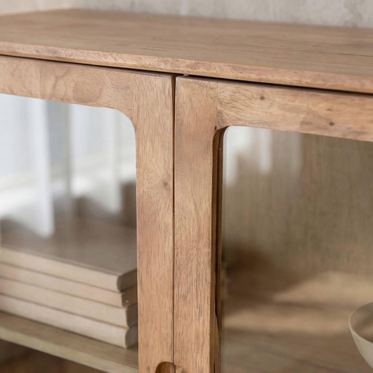 Vitrine en bois de manguier Folia